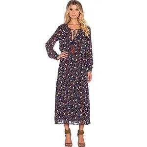 REVOLVE WAYF Long Sleeve Floral Flowy Maxi Dress